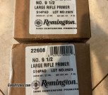 Primers 9 1/2 large rifle Remington 