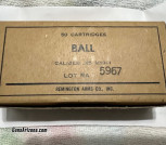 Remington Caliber 45 M1911 Military Ball Ammo Packaged in 50 Round Boxes