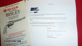 ruger bisley 22 fact letter use