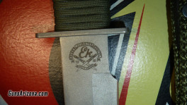 knife ek commando green no box  blade stamp use