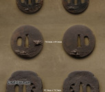 SMALL COLLECTION OF ANTIQUE JAPANESE TSUBA (KATANA SWORD GUARD) / ca. 1600-1800’s