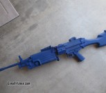 M249 SAW Blue Gun Trainer 