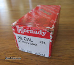 Hornady V-Max 40 gr .22 Cal .224 Bullets