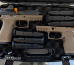 Sig Sauer P320 RXP with XCarry grip, XCompact grip, and extras