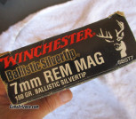 Winchester 7mm Rem Mag Ammo 