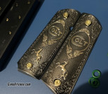 Colt 1911 vintage grips and magazines