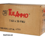 7.62x39 Ammo $430 - 1000 Round Box