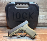 NIB: Glock 43X (Gen 5) w/ OD Green frame