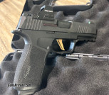 Sig p365 x macro w/ holosun red dot & gold trigger