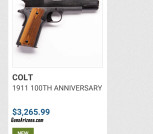 WW1 COLT 1911 100TH ANNIVERSARY.