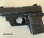 Sig Sauer P938 9mm w/ Crimson Trace Green Laser Grip (LG-492G)