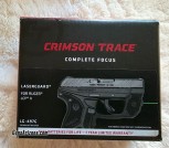 Crimson trace lg-497g for ruger lcp II + batteries 