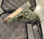 GLOCK 19 GEN3 MOS “BOMBER” OPTICS READY SHARK MOUTH/ PINUPS 