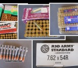 AMMUNITION: 357, 7.62x54 Mosin Nagant, 45 ACP 