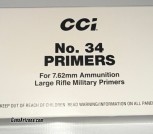 CCI No 34 Large Rifle Primers