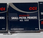 CCI Magnum Small Pistol Primers No 550
