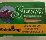 Sierra Match King 308 168 gr HPBT