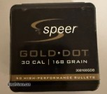 Speer Gold Dot 30 cal 168 gr