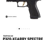 P320X carry compact, sig custom shop.