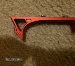 Strike industries charging handle and curved fore grip