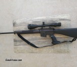 Bushmaster AR-15 with H-Bar fluted barrel & 6-24 scope 