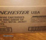 Winchester 5.56mm 62gr green tips 1000