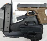 Glock 19 FDE + Night Sights + Extended Mag 9mm