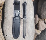 Ka-Bar EK4 Commando Knife – WW2 Reproduction, Double-Edged Blade, Self-Defense Tool, Excellent Condition