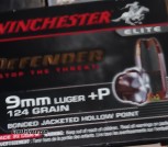 WINCHESTER ELITE DEFENDER 9mm Luger HOLLOW POINT AMMO