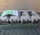 US made 4 Ammo Cans & Storage Tray, Unused