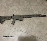 Tan AR15 with 16” Proof research Carbon Fiber Barrel