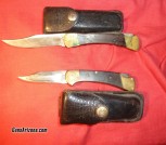 knife buck 110 + 112 reverse name stamp L side open USE