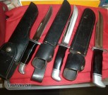 knife buck 119 + two 120 w sheaths