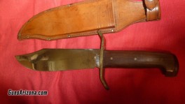 knife western bowie 1965-67 R side use  good