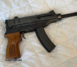 VZ-61 with extended threaded barrel and dovetail-cut Tortort Receiver