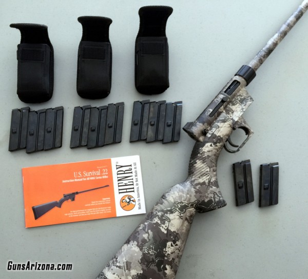 Henry U.S. Survival .22LR Kit - True Timber Viper Western Camo - BRAND NEW