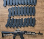 PSA AK103 GF3, 30 pmags and 600 rounds of brass