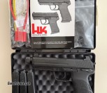 HK 45 threaded barrel and night sights 