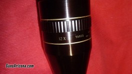 leupold 12x AO power on front objective