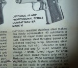detonics professional info use