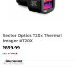 Sector optics thermal sight 1x6 zoom