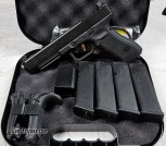 Upgraded 357 Sig Glock 35 Gen 4 MOS Night Sights + 4 Mags + Backstraps + More