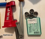 Lee loader, case trimmer, bullet puller, auto bench primer, powder trickler, powder measure and more. 