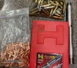 277 Wolverine barrel, dies, brass, bullets.