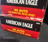 2 boxes of 45 auto