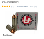 20 Fluted Penetrator .44 Magnum UnderWood 