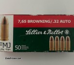 32 Auto / 7.65 Browning Ammo 73gr FMJ - 108 Rounds