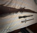 Turkish 8mm Mauser with bayonet