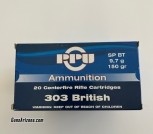 303 British Ammunition - 150 gr SP BT