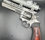 Ruger GP100 7 shot 357 scoped revolver 